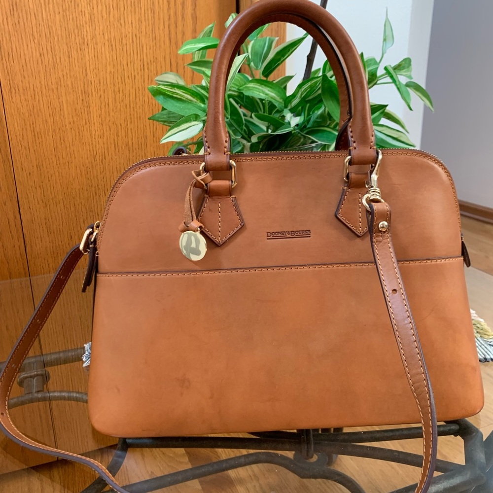 Dooney & Bourke Zip Zip Alto Leather Satchel Bag